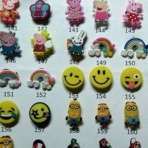 Mix and match 14 pcs. Jibbitz for croc shoes